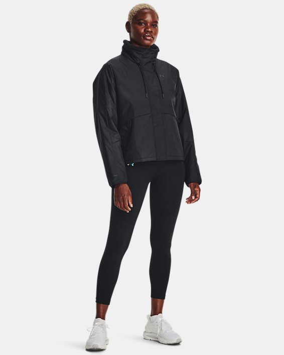 Women's UA RUSH™ Insulate Jacket, Black, pdpMainDesktop image number 2